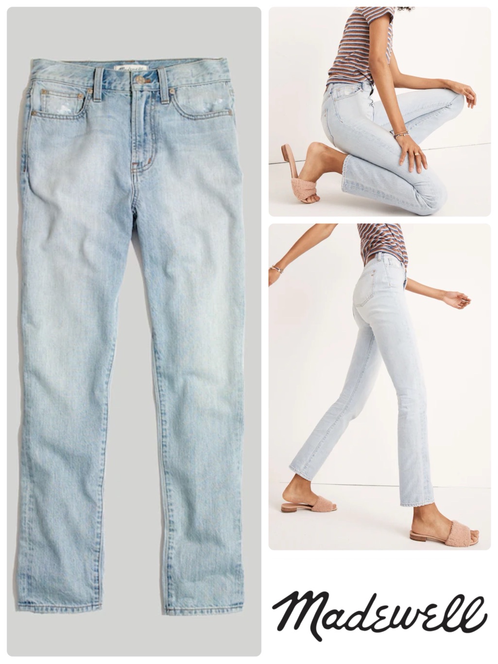 Madewell The Perfect Vintage Slim Fit Jean In Fitzgerald Wash (Light Wash Denim)
